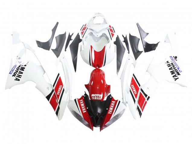 2008-2016 White Red Black Motul Michelin Yamaha YZF 600 R6 Motorcycle Fairings UK