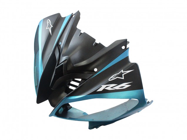 2008-2016 Light Blue Matte Black Petronas ENEOS Yamaha YZF 600 R6 Motorcycle Fairings UK