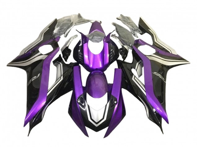 2017-2025 Silver Purple Glossy Black Yamaha YZF 600 R6 Motorcycle Fairings UK