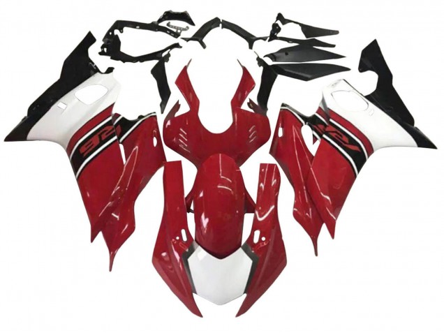 2017-2025 White Red Black Yamaha YZF 600 R6 Bike Fairings UK