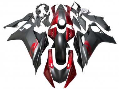 Buy 2017-2025 Red Matte Black Yamaha YZF 600 R6 Motorcycle Fairings UK