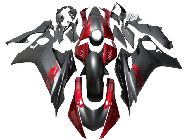 2017-2025 Red Matte Black Yamaha YZF 600 R6 Motorcycle Fairings UK