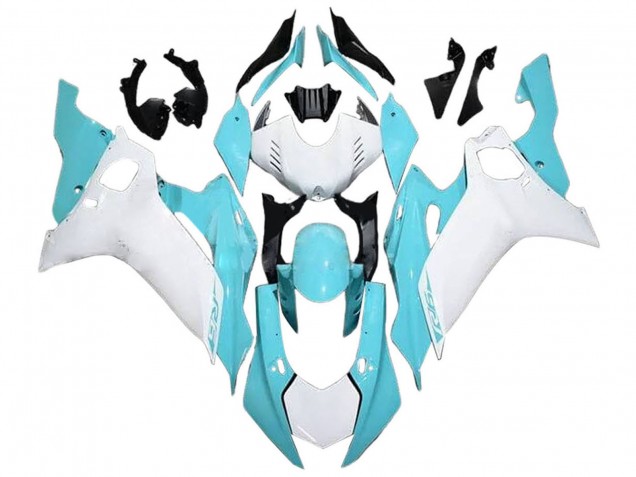 2017-2025 White Light Blue Yamaha YZF 600 R6 Motorcycle Fairings UK