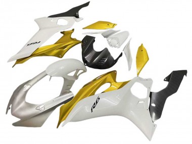 Buy 2017-2025 White Gold Yamaha YZF 600 R6 Motorcycle Fairings UK