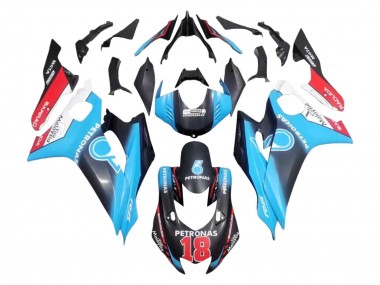 Buy 2017-2025 White Blue Red Black Petronas 18 Yamaha YZF 600 R6 Motorcycle Fairings UK