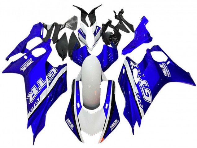 2017-2025 White Blue GYTR Yamaha YZF 600 R6 Motorcycle Fairings UK