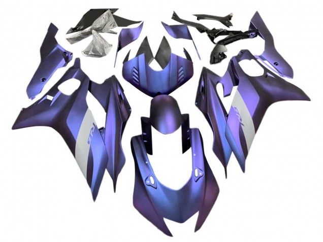 2017-2025 Purple Silver Yamaha YZF 600 R6 Motorcycle Fairings UK