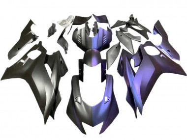 Buy 2017-2025 Matte Black Purple Yamaha YZF 600 R6 Motorcycle Fairings UK