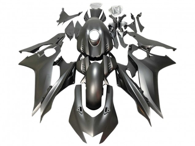 2017-2025 Matte Black Yamaha YZF 600 R6 Motorcycle Fairings UK
