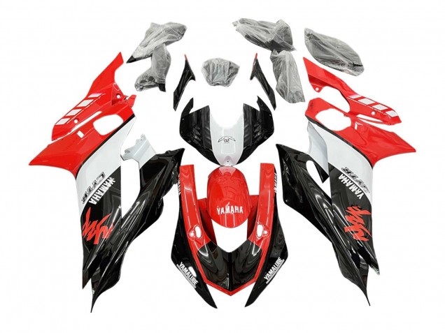 2017-2025 White Red Black GYTR Yamalube Yamaha YZF 600 R6 Motorcycle Fairings UK