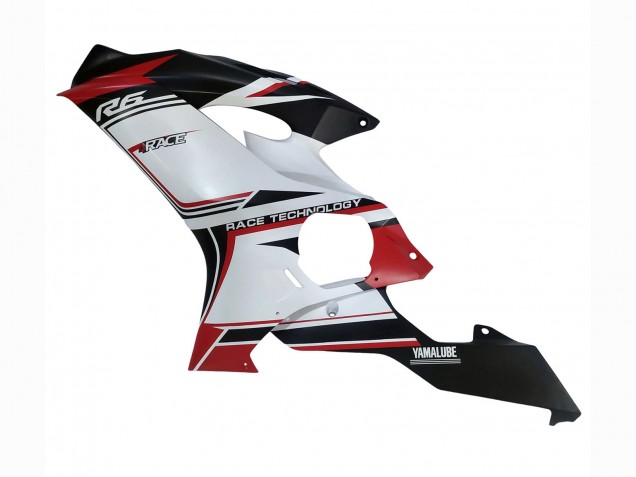 2017-2025 White Red Black Semakin Didepan Yamaha YZF 600 R6 Motorcycle Fairings UK