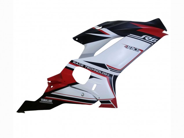 2017-2025 White Red Black Semakin Didepan Yamaha YZF 600 R6 Motorcycle Fairings UK