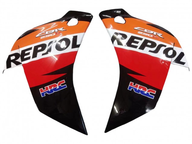 2011-2015 Orange White Red Black Glossy HRC Repsol Honda CBR250RR Motorcycle Fairings UK