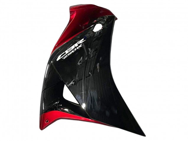 2011-2015 Glossy Black Red Honda CBR250RR Motorcycle Fairings UK