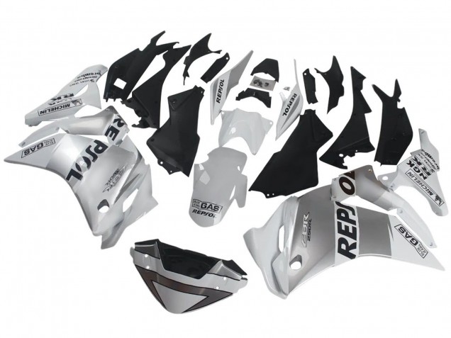 2011-2015 Silver White Black Repsol Honda CBR250RR Motorcycle Fairings UK