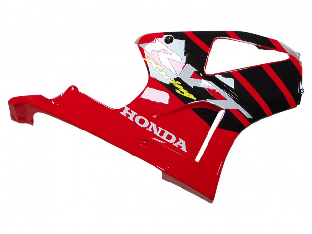 2000-2006 Silver Red Black Stripe Racing Honda VTR1000 Motorcycle Fairings UK