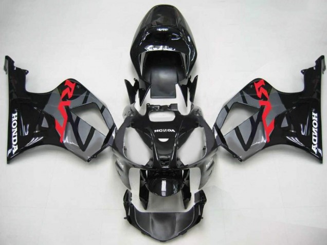 2000-2006 Glossy Black Grey Honda VTR1000 Motorcycle Fairings UK