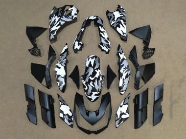 Buy 2010-2013 Black White Camouflage Kawasaki Z1000 Motorcycle Fairings UK