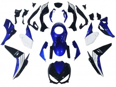 Buy 2014-2019 White Blue Black Kawasaki Z1000 Motorcycle Fairings UK