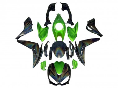 Buy 2014-2019 Green Rainbow Kawasaki Z1000 Motorcycle Fairings UK