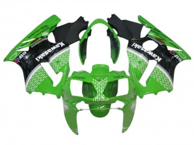 Buy 2002-2006 Green Black White Kawasaki ZX12R Motorcycle Fairings UK