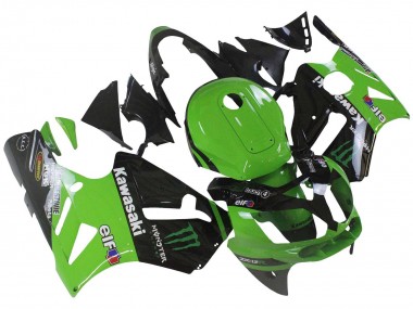 Buy 2002-2006 Green Glossy Black Elf Touch4 Monster Kawasaki ZX12R Motorcycle Fairing UK