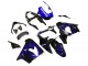 2000-2001 Glossy Black Blue Flame White Kawasaki ZX9R Motorcycle Fairings UK