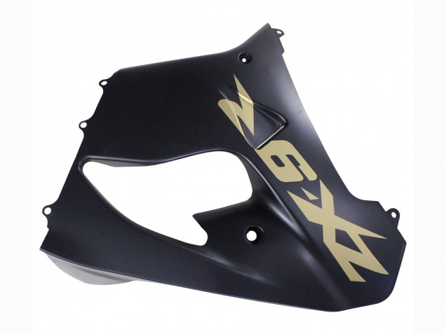 2000-2001 Matte Black Gold Kawasaki ZX9R Motorcycle Fairings UK
