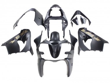 Buy 2000-2001 Matte Black Gold Kawasaki ZX9R Motorcycle Fairings UK