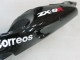 2000-2001 Glossy Black White West Kawasaki ZX9R Motorcycle Fairings UK