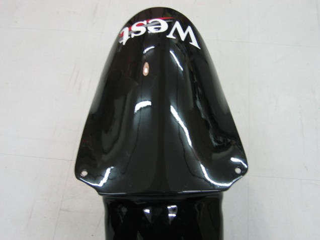 2000-2001 Glossy Black White West Kawasaki ZX9R Motorcycle Fairings UK