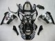 2000-2001 Glossy Black White West Kawasaki ZX9R Motorcycle Fairings UK