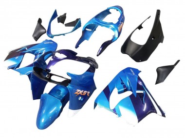 Buy 2000-2001 Blue Black Kawasaki ZX9R Motorcycle Fairings UK