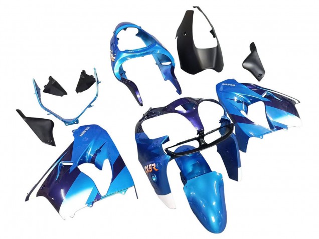 2000-2001 Blue Black Kawasaki ZX9R Motorcycle Fairings UK