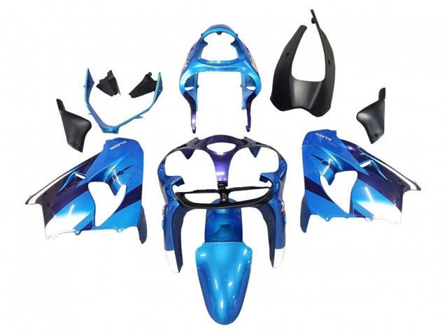 2000-2001 Blue Black Kawasaki ZX9R Motorcycle Fairings UK