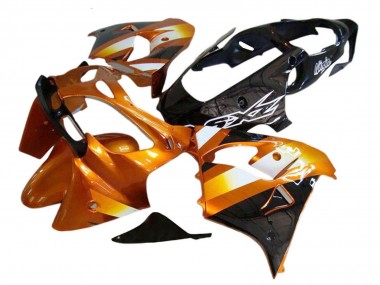 Buy 2000-2001 Orange Black Kawasaki ZX9R Motorcycle Fairings UK