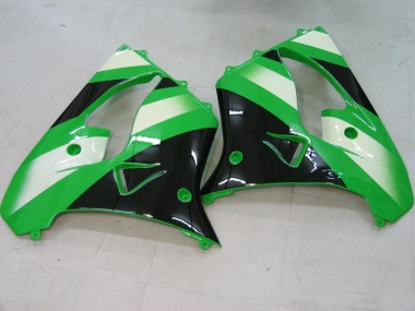 Buy 2000-2001 Green Silver Black Kawasaki ZX9R Motorcycle Fairings UK