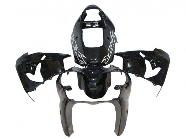 2000-2001 Glossy Black Kawasaki ZX9R Motorcycle Fairings UK