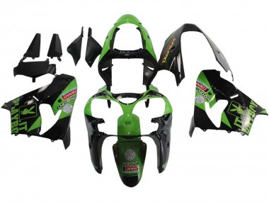 Buy 2000-2001 Green Black Playboy DENSO Kawasaki ZX9R Motorcycle Fairings UK