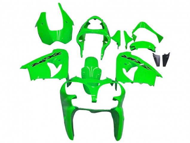 2000-2001 Green Kawasaki ZX9R Motorcycle Fairings UK