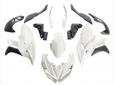 Buy 2015-2021 White Matte Black Kawasaki Versys 650 Motorcycle Fairings UK