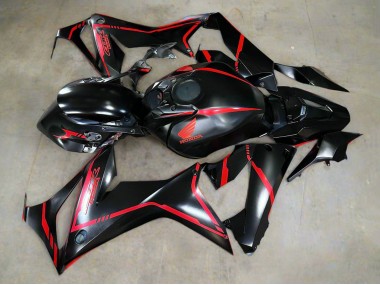 Buy 2019-2020 Glossy Black Red Stripe Honda CBR650R Motorcycle Fairings UK