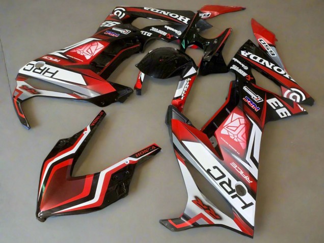 2019-2020 White Red Glossy Black HRC Honda CBR650R Motorcycle Fairings UK