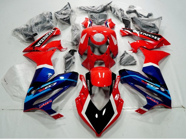 2019-2020 Red White Blue Glossy Black HRC Honda CBR650R Motorcycle Fairings UK