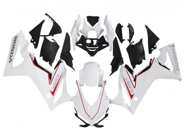2019-2020 White Red Black Honda CBR650R Motorcycle Fairings UK