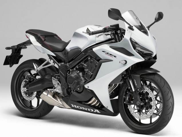 2024-2026 Pearl White Honda CBR650R Motorcycle Fairings UK