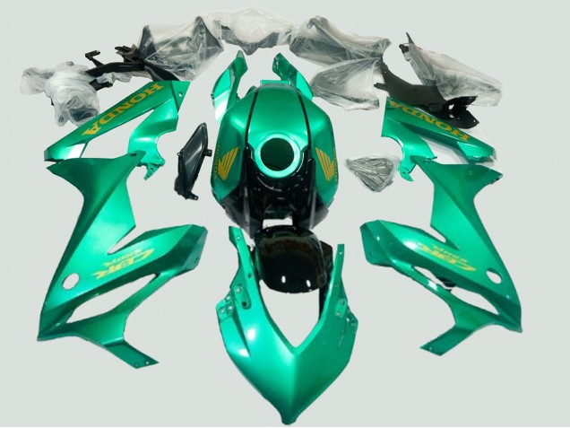2021-2023 Green Gold Honda CBR650R Motorcycle Fairings UK