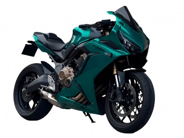 2021-2023 Dark Green Honda CBR650R Motorcycle Fairings UK