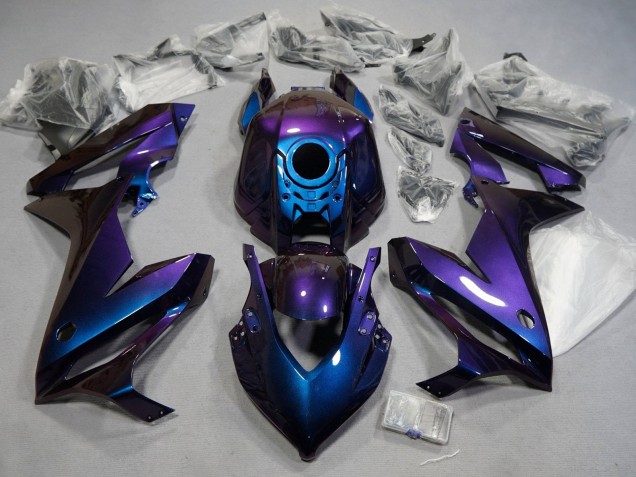 2021-2023 Chameleon Blue Purple Honda CBR650R Motorcycle Fairings UK