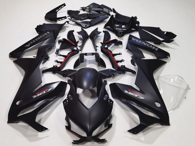 2021-2023 Matte Black Honda CBR650R Motorcycle Fairing Kits UK
